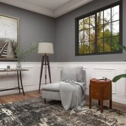 Industrial Wood Floor Lamp Black - Olivia & May -Olivia & May GUEST 74a84a35 1103 47cb b5e0 8b1f2f4b8f8a