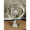 15" X 12" Modern Aluminum Armillary Globe Silver - Olivia & May -Olivia & May GUEST 750e95d9 f786 4428 9ab1 9df1d6c9d485