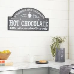Farmhouse Metal Words And Text Wall Decor Black - Olivia & May -Olivia & May GUEST 7516999c c31c 4697 8a6f c9ed730fcca4