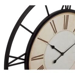 Industrial Metal Vintage Wall Clock White - Olivia & May -Olivia & May GUEST 75175204 9aaf 4061 beeb d45c0f75d846