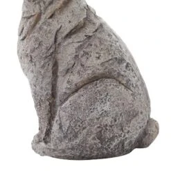 20" X 11" Magnesium Oxide Country Rabbit Garden Sculpture Gray - Olivia & May -Olivia & May GUEST 75d5ede2 bac6 4712 89b5 379efa879028