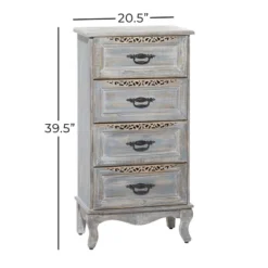 Vintage Metal Cabinet Gray - Olivia & May -Olivia & May GUEST 75f6a535 638b 4e5e bf29 a541141aee4c