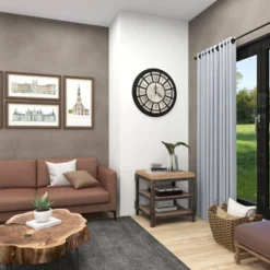 Industrial 3 Tier Side Table Brown - Olivia & May -Olivia & May GUEST 7620ca1c 4485 4da1 b377 a465d513fdd8