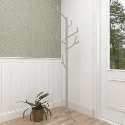 Eclectic Metal Coat Rack Silver - Olivia & May -Olivia & May GUEST 77c65c41 c968 4801 be8a 37c889a37e91