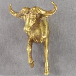 Set Of 6 Polystone Safari Animals Wall Decors Gold - Olivia & May -Olivia & May GUEST 77fe5809 1ec2 4ffb 82eb c27bfa5dc6b7