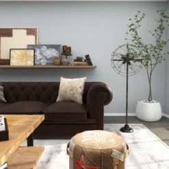 Industrial Metal Floor Lamp Brown - Olivia & May -Olivia & May GUEST 78a3d18c 35e8 4d08 9295 f7b67f5bcc68