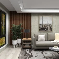 Industrial 3 Tier Side Table Brown - Olivia & May -Olivia & May GUEST 78b054bc acf0 4e89 b1f0 3935f4345160