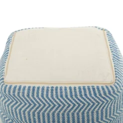 Bohemian Indoor/Outdoor Fabric Pouf - Olivia & May -Olivia & May GUEST 79383fec e4f5 4c42 9cba 52e07d92dee1