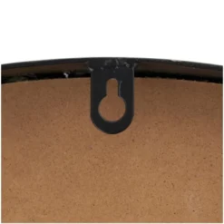 28"x28" Wooden Wall Clock With Black Metal Numbers And Frame Light Brown - Olivia & May: Silent Mechanism, Roman Numerals, Indoor Decor -Olivia & May GUEST 795fc4ba e2a4 43cd ad2f 3529a99314f7