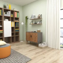 Wood 2 Cabinet Buffet Brown/Gray - Olivia & May 28 Wood 2 Cabinet Buffet Brown/Gray - Olivia & May -Olivia & May GUEST 7a43fa27 395f 4160 8902 fe0774f1b35e