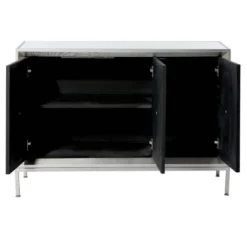 Glam Wood Cabinet Gray - Olivia & May -Olivia & May GUEST 7a4be7ed 3022 4809 b2eb 4d74f50fe959