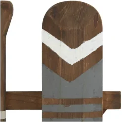Coastal Wood Paddle Wall Decor With Arrow And Stripe Patterns - Olivia & May 25 Coastal Wood Paddle Wall Decor With Arrow And Stripe Patterns - Olivia & May -Olivia & May GUEST 7a585347 fd0f 46e3 9d81 ff1e9c3e64ec