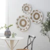 Set Of 3 Cotton Plate Handmade Woven Wall Decors - Olivia & May -Olivia & May GUEST 7ad7f23a 1b19 4966 93bc 355c22ab7c7d