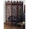 Traditional Wood Irregular Room Divider Screen Brown - Olivia & May -Olivia & May GUEST 7b09d5b4 c803 45e8 a5bc 68ebad6ccf60