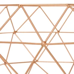 Set Of 2 Round Modern Reflections Iron Geodesic Basket - Olivia & May -Olivia & May GUEST 7b0c9fbe d220 4654 bb35 33319e116d0e