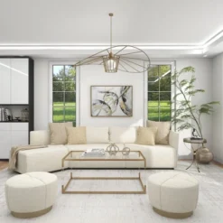 Metal And Glass Round Pedestal Table Gold - Olivia & May -Olivia & May GUEST 7ba8010a ee47 40cf 867e 141971e7e293