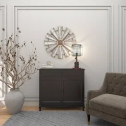 10" X 21" Industrial Accent Lamp With Iron Wire Cage Shade Red/Black - Olivia & May -Olivia & May GUEST 7c0bf104 ecf5 4039 8f26 a6541e439c70