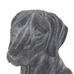 Magnesium Oxide Modern Farmhouse Dog Garden Sculpture Black - Olivia & May -Olivia & May GUEST 7c5bb2cd 1be3 4f18 96ef 970034a2b2c6