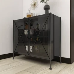 Industrial Metal Cabinet Black - Olivia & May 36 Industrial Metal Cabinet Black - Olivia & May -Olivia & May GUEST 7d2f6bed 73bf 4ac6 96a4 2b2345035236