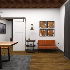 Vintage Leather Loveseat Brown - Olivia & May -Olivia & May GUEST 7d324ad2 b723 48b0 9616 fea7a21aefb8