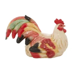 9" Ceramic Farmhouse Chicken Garden Sculpture Red - Olivia & May -Olivia & May GUEST 7dbea449 d97a 4bea baac babe3cf9e58d