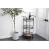 Industrial Metal Bar Cart Brown - Olivia & May -Olivia & May GUEST 7e0bf42c faf1 434f 9c84 9165fd80f0c4