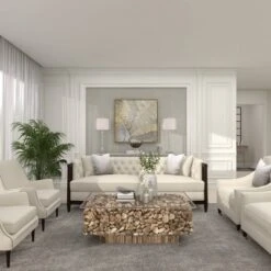 Glass Table Lamp With Drum Shade Silver - Olivia & May -Olivia & May GUEST 7e41048d acfe 412d aa5c d6b80ac183e4