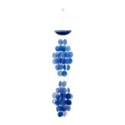 27" X 5" Glass Coastal Abstract Windchime - Olivia & May -Olivia & May GUEST 7e779df0 6821 4c32 9458 76671e8e4045