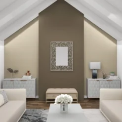 Polystone Table Lamp With Square Shade Gray - Olivia & May -Olivia & May GUEST 7f61837b 4983 4143 9828 a0074734e444