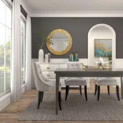 Aluminum Handmade Live Edge Wall Mirror Gold - Olivia & May -Olivia & May GUEST 7fdf7727 9ee1 4c91 8e82 aa2472b7e4ad