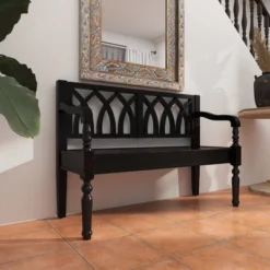 Farmhouse Wood Sitting Bench - Olivia & May -Olivia & May GUEST 8036f6cc 8960 436e a940 35c1e08268e4