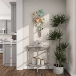 37" Metal Floral Wall Decor - Olivia & May -Olivia & May GUEST 8077898d 31d3 4859 baca eab5523f55f7