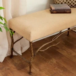 Farmhouse Wood Rectangle Bench Brown - Olivia & May -Olivia & May GUEST 807adc99 9cd3 489b 84b5 d6e9a9c94f63