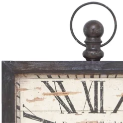 Metal Pocket Watch Style Wall Clock Brown - Olivia & May -Olivia & May GUEST 809f2781 1189 4e11 b263 3d21f50f04b2