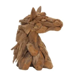 Amazing Animals Rustic Horse Head Sculpture (24") - Olivia & May -Olivia & May GUEST 80f20554 7b28 4059 8b93 f00e9a08ce3e