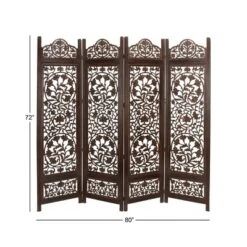 Traditional Wood Irregular Room Divider Screen Brown - Olivia & May 17 Traditional Wood Irregular Room Divider Screen Brown - Olivia & May -Olivia & May GUEST 816f89f7 16da 4f3e 936c a9b6cefaf1a7