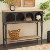 Farmhouse Wood Console Table Black - Olivia & May -Olivia & May GUEST 81f87263 9d8a 4527 9fa6 9847d620515c