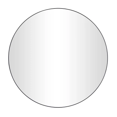 Wood Round Wall Mirror With Thin Frame - Olivia & May 7 Wood Round Wall Mirror With Thin Frame - Olivia & May - Image 5