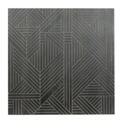 Wood Geometric Linear Wall Decor Black - Olivia & May: Modern Vertical Carved Art, Indoor Use, Fully Assembled -Olivia & May GUEST 8281e40e eac1 4eea 86de 2e45906152ad
