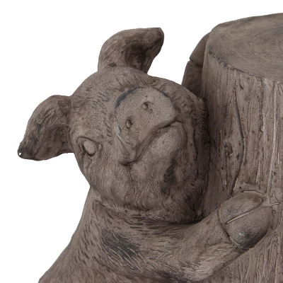 16" X 16" Modern Farmhouse Magnesium Oxide Pig Garden Sculpture Brown - Olivia & May: Outdoor Patio Decor, Playful Accent 5 16" X 16" Modern Farmhouse Magnesium Oxide Pig Garden Sculpture Brown - Olivia & May: Outdoor Patio Decor, Playful Accent - Image 3