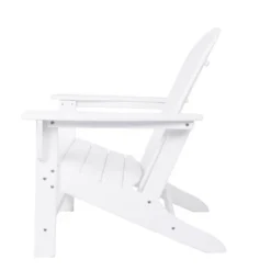 32"x37" Traditional Resin Adirondack Chair - White - Olivia & May -Olivia & May GUEST 835847e0 29b1 4cff 85d1 4cb096fd68d8