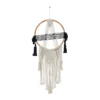 Cotton Macrame Handmade Intricately Weaved Wall Decor With Beaded Fringe Tassels Black - Olivia & May -Olivia & May GUEST 836e1c96 124c 4119 b3d7 6e8cc90c0aa9