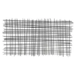 Metal Geometric Overlapping Lines Cross Hatch Wall Decor Black - Olivia & May -Olivia & May GUEST 83d44906 f91c 44f5 83ec e596d53a2ba8