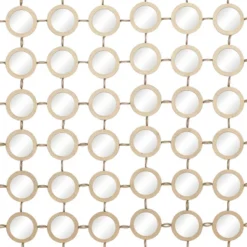 Metal Wall Mirror With Grid Pattern Gold - Olivia & May -Olivia & May GUEST 83e8dfca 9c01 4f19 8ef0 5b16187a06bd
