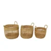 Set Of 3 Seagrass Storage Baskets Brown - Olivia & May -Olivia & May GUEST 8499bb93 27b4 43a9 b183 65b611ed4c29