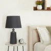 Modern Cement Table Lamp Black - Olivia & May -Olivia & May GUEST 84d7d373 f42e 4211 8a72 9128191774db