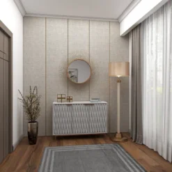 Contemporary Carved Woven Pattern Wood 3 Door Cabinet White - Olivia & May -Olivia & May GUEST 855fd88d da5d 40df af85 bbc7fdab2a3c