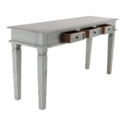 Rustic Mahogany Console Table Gray - Olivia & May -Olivia & May GUEST 856caac0 24cd 48f6 8a76 d59b23e9ba75