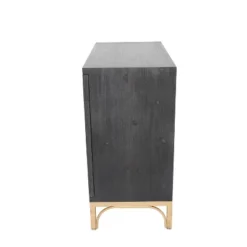 Art Deco Contemporary Mirrored Wood Cabinet Black - Olivia & May 28 Art Deco Contemporary Mirrored Wood Cabinet Black - Olivia & May -Olivia & May GUEST 85852955 cb21 458b b5fc 6afdd929817e