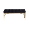 Rectangular Glam Velvet Bench - Olivia & May -Olivia & May GUEST 86128152 4300 4d3a b52a 7fb4afc86ade